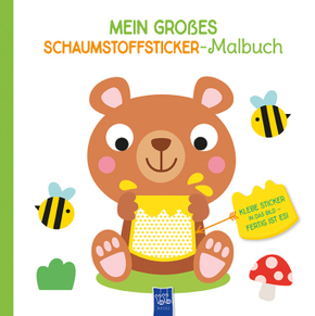 Mein großes Schaumstoffsticker-Malbuch - Bär