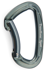 Aluminium Karabiner (Farbe: cool gray)