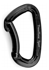 Aluminium Karabiner (Farbe: black)