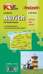 KVplan Freizeit Landkreis Aurich mit Stadt Emden